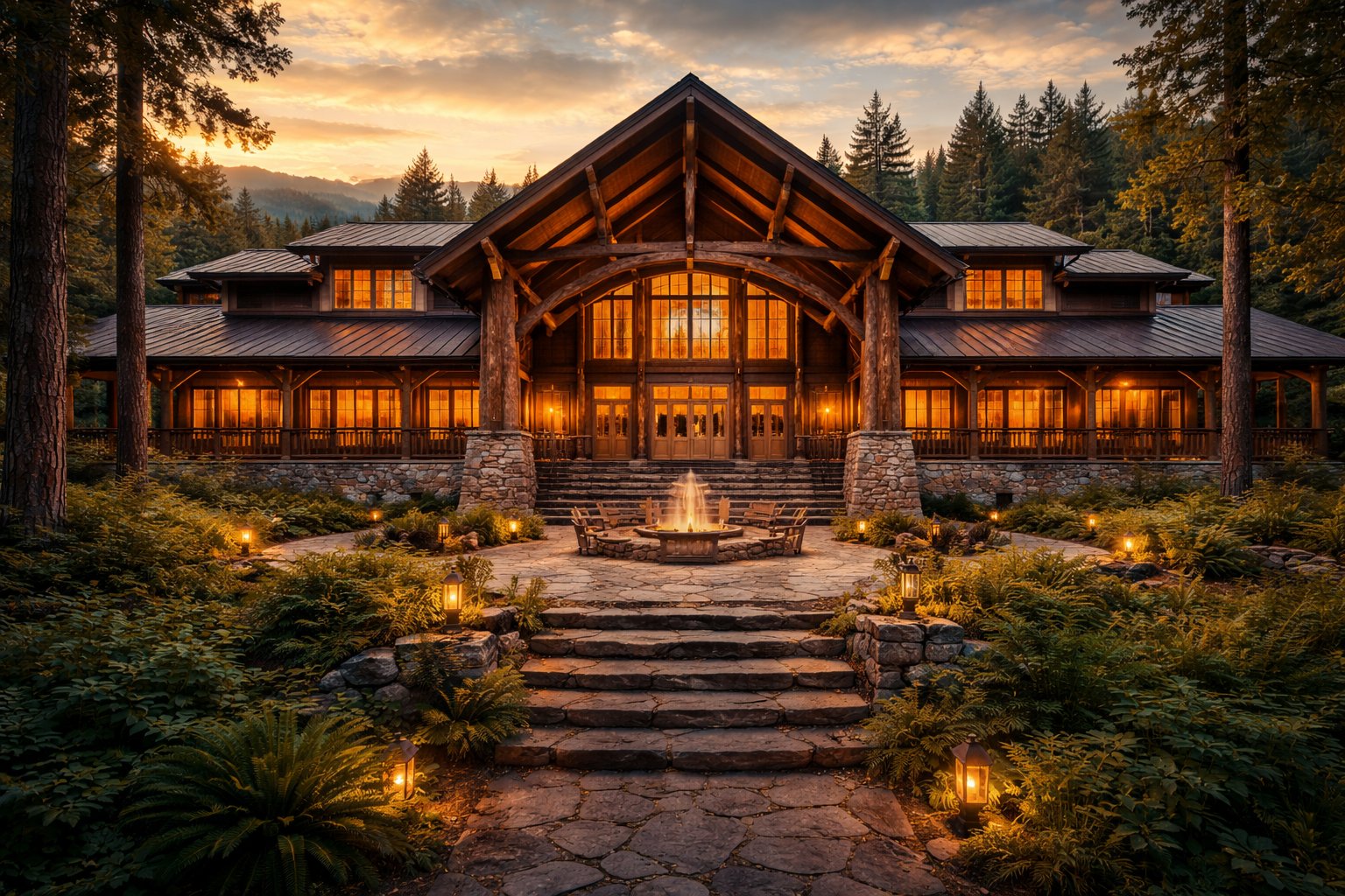 The Water station — two chairs on dock at dawn